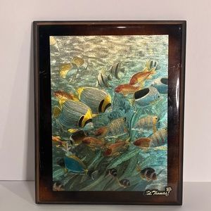 Shimmering fish picture. St. Thomas.
